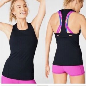 Women's Fabletics Kessler Built-In-Bra Tank Top with Strappy Back